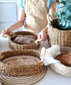 Korissa Bread Warmer + Basket - Bird Round 13 Korissa Bread Warmer + Basket - Bird Round