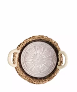 Korissa Home Goods Bread Warmer + Basket - Vintage Flower