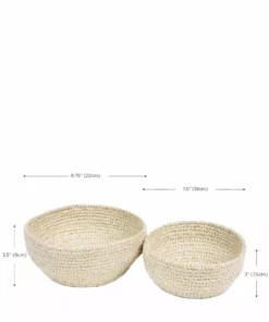 Korissa Glitter Bowl Set - White Home Goods