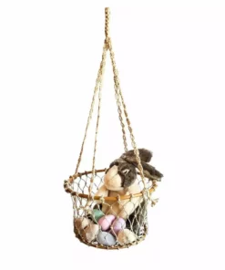 Korissa Home Goods Jhuri Single Hanging Basket 7 Korissa Home Goods Jhuri Single Hanging Basket