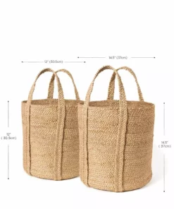 Korissa Kata Basket With Handles Set - Natural Home Goods 7 Korissa Kata Basket With Handles Set - Natural Home Goods