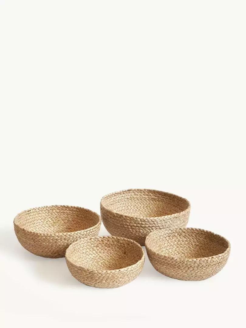 Korissa Home Goods Kata Candy Bowl Set - Natural 3 Korissa Home Goods Kata Candy Bowl Set - Natural