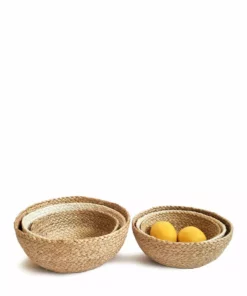 Korissa Home Goods Kata Candy Bowl Set - Natural 11 Korissa Home Goods Kata Candy Bowl Set - Natural