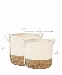 Korissa Savar Side Handle Basket Set 9 Korissa Savar Side Handle Basket Set