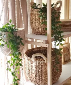 Korissa Savar Basket With White Handles Set 10 Korissa Savar Basket With White Handles Set