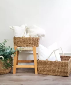 Korissa Home Goods Savar Large Square Basket Set