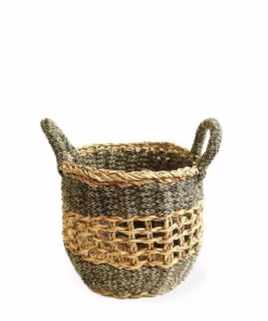 Korissa Ula Mesh Basket Set - Black Home Goods 12 Korissa Ula Mesh Basket Set - Black Home Goods