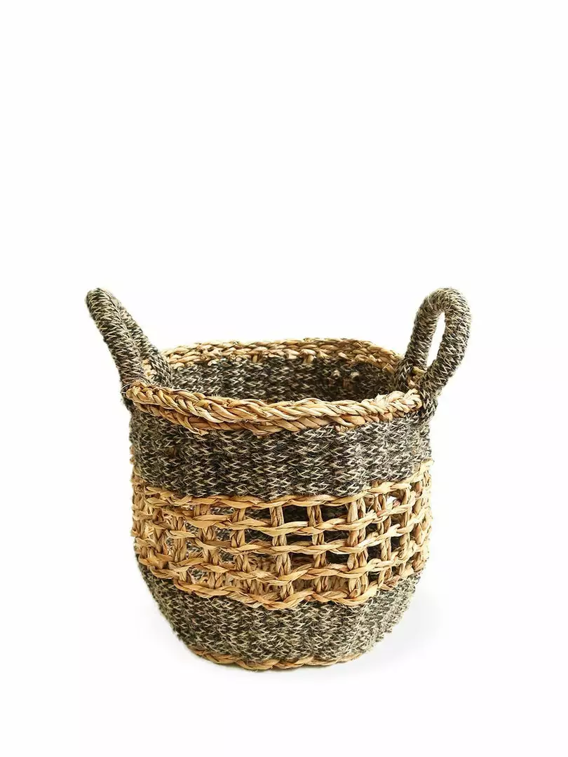 Korissa Ula Mesh Basket Set - Black Home Goods 5 Korissa Ula Mesh Basket Set - Black Home Goods