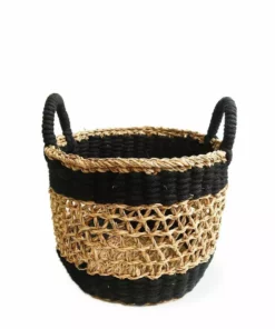 Korissa Ula Mesh Basket Set - Black Home Goods 13 Korissa Ula Mesh Basket Set - Black Home Goods