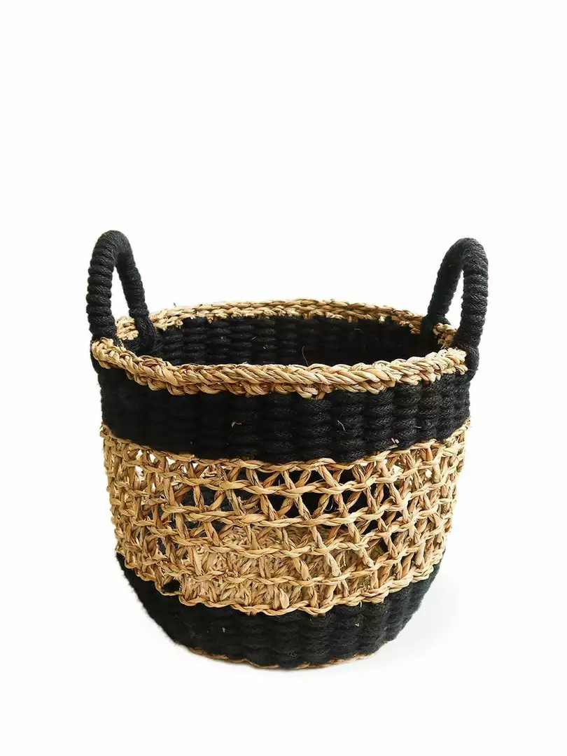 Korissa Ula Mesh Basket Set - Black Home Goods 6 Korissa Ula Mesh Basket Set - Black Home Goods
