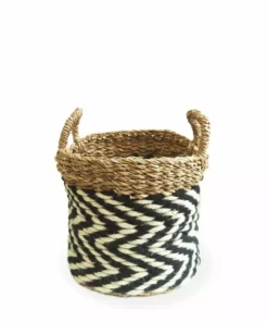Korissa Home Goods Ula Zigzag Basket Set 13 Korissa Home Goods Ula Zigzag Basket Set