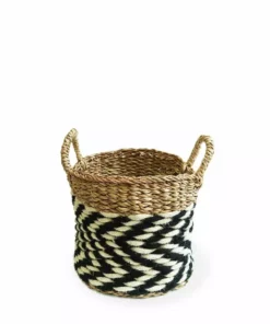 Korissa Home Goods Ula Zigzag Basket Set 14 Korissa Home Goods Ula Zigzag Basket Set