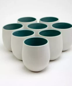 Carthage.Co La Marsa Stoneware Goblet Set Kitchen + Dining