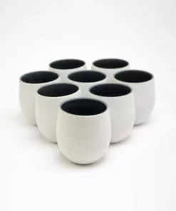 Carthage.Co La Marsa Stoneware Goblet Set Kitchen + Dining