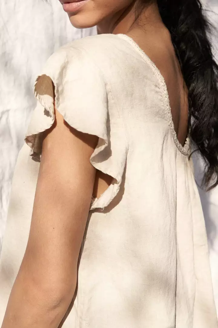 LA Relaxed Magnolia Linen Slip Dress 5 LA Relaxed Magnolia Linen Slip Dress