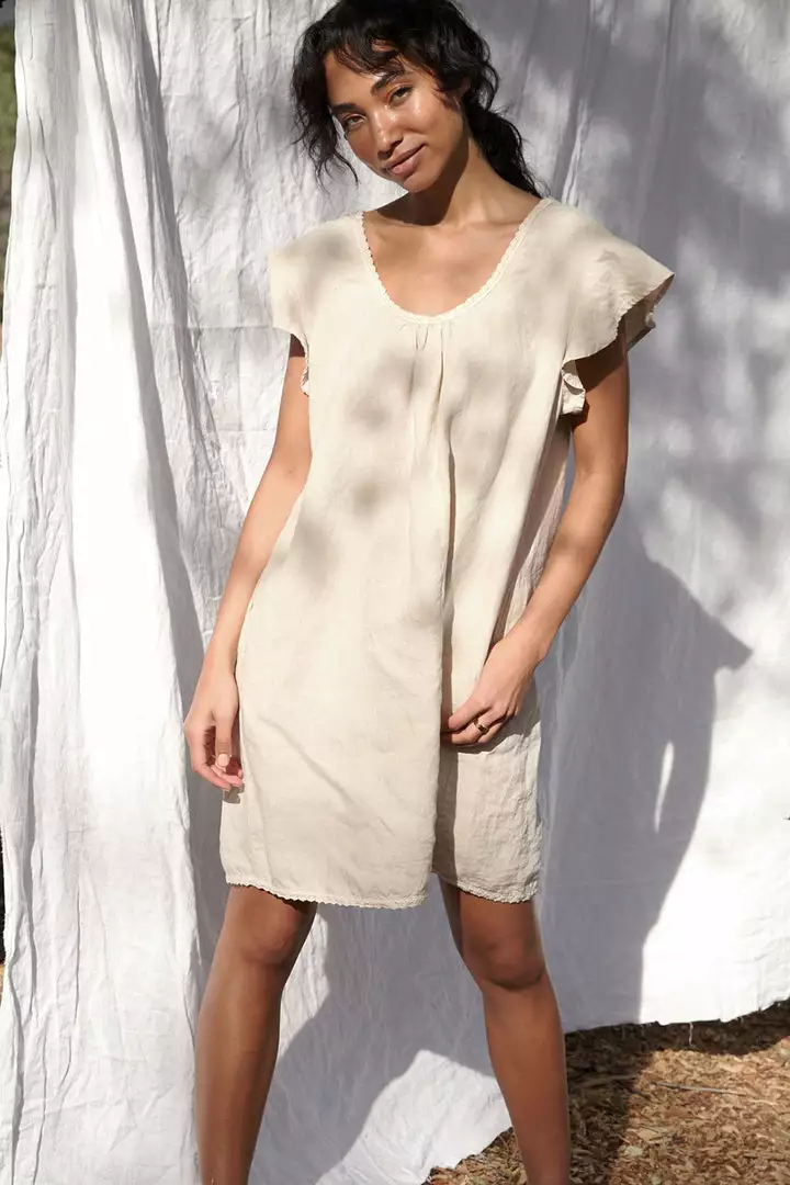 LA Relaxed Magnolia Linen Slip Dress 1 LA Relaxed Magnolia Linen Slip Dress