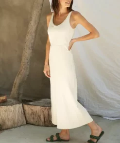 LA Relaxed New Arrivals Jacquard Pointelle Sundress