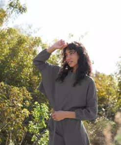 LA Relaxed New Arrivals Pointelle Flutter Short