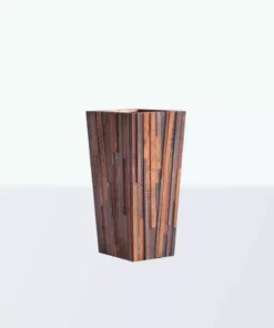 Masaya & Co. Large Hardwood Geo Planter Home Goods