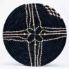 KAZI Home Goods Large Navy Sanaa Woven Wall Plate