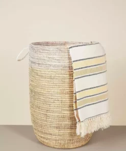 Mbare Large Two-Tone Basket