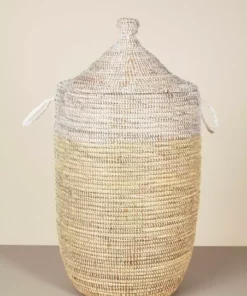 Mbare Large Two-Tone Basket