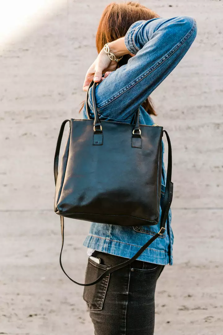 Purse & Clutch Larger Crossbody Handbag - Black 1 Purse & Clutch Larger Crossbody Handbag - Black