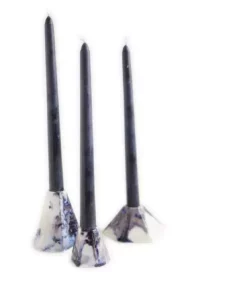 Lauren HB Studio Geo Porcelain Candlestick Holder - Nebula