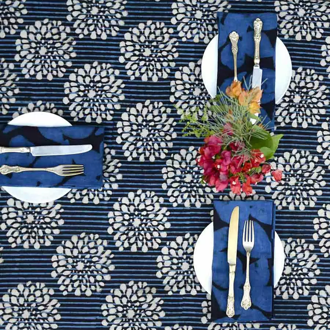 Ichcha Leaf Art Napkin Set Kitchen + Dining 5 Ichcha Leaf Art Napkin Set Kitchen + Dining