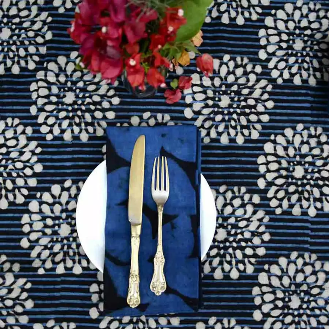 Ichcha Leaf Art Napkin Set Kitchen + Dining 8 Ichcha Leaf Art Napkin Set Kitchen + Dining