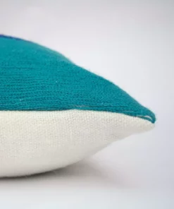 Leah Singh Home Goods Blah Blah Square Wool Throw Pillow Cover