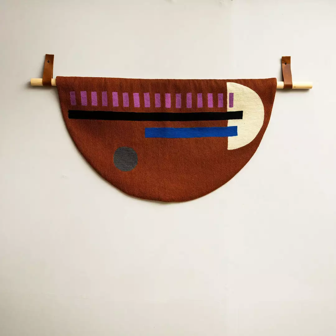 Leah Singh Dashes Wool Tapestry Home Goods 1 Leah Singh Dashes Wool Tapestry Home Goods