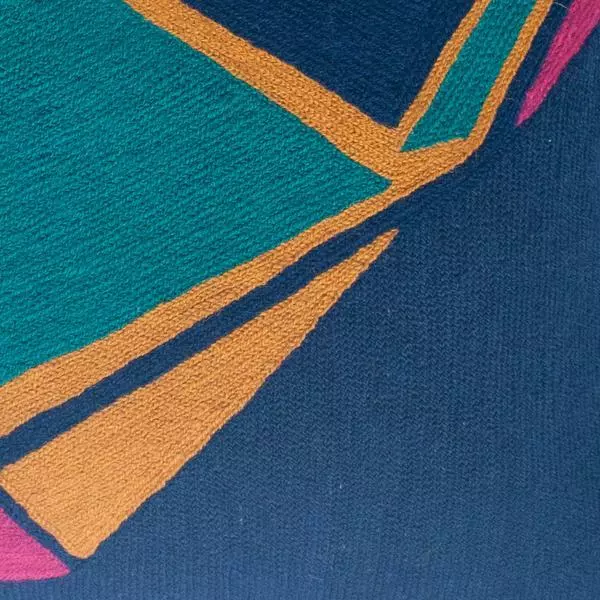 Leah Singh Detroit Wool Throw Pillow Cover - Indigo Home Goods 3 Leah Singh Detroit Wool Throw Pillow Cover - Indigo Home Goods