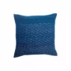 Leah Singh Eva Throw Pillow Cover - Indigo + Peach