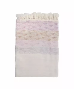 Leah Singh Eva Wool Throw Blanket - Rose Home Goods
