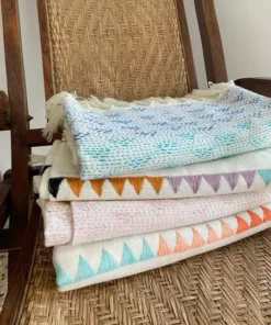 Leah Singh Eva Wool Throw Blanket - Rose Home Goods 5 Leah Singh Eva Wool Throw Blanket - Rose Home Goods