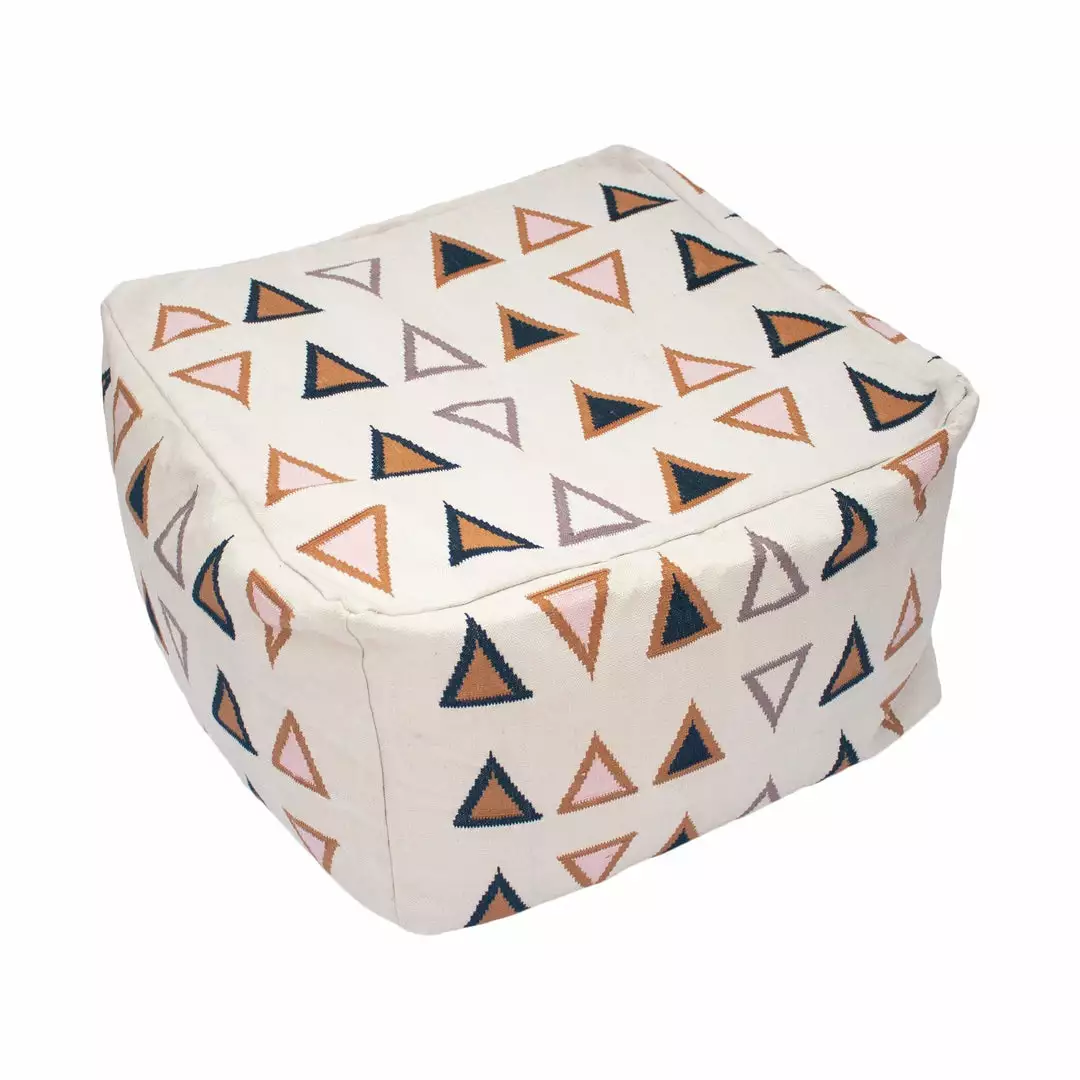 Leah Singh Gramercy Multi Pouf Home Goods 1 Leah Singh Gramercy Multi Pouf Home Goods
