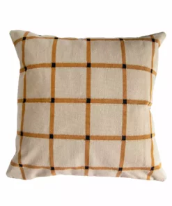 Leah Singh New Arrivals Grid Reversible Throw Pillow Cover