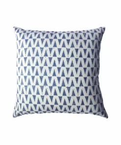 Leah Singh Indigo Throw Pillow Cover - Drops
