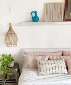 Leah Singh Home Goods Lisbon Lumbar Pillow Cover - Tiny Triangles