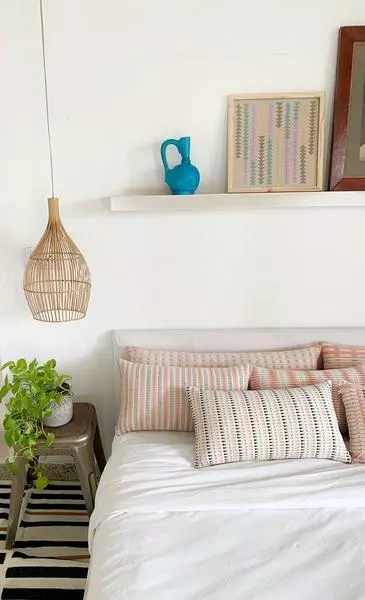 Leah Singh Home Goods Lisbon Lumbar Pillow Cover - Tiny Triangles 2 Leah Singh Home Goods Lisbon Lumbar Pillow Cover - Tiny Triangles