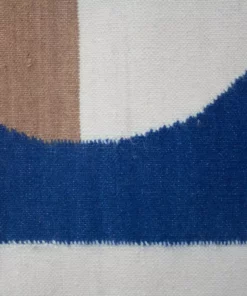 Leah Singh Luna Circle Wool Rug - Blue 6 Leah Singh Luna Circle Wool Rug - Blue