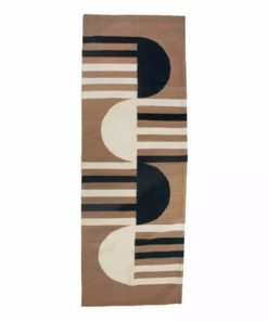 Leah Singh Luna Mod Wool Rug - Black Home Goods