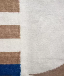 Leah Singh Luna Mod Wool Rug - Blue Home Goods