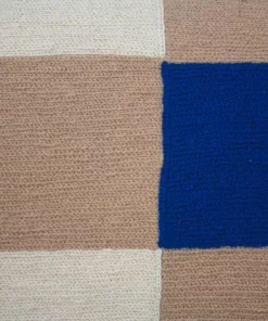 Leah Singh Marianne Wool Lumbar Pillow Cover - Blue Home Goods