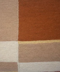 Leah Singh Marianne Wool Lumbar Pillow Cover - Ochre Home Goods