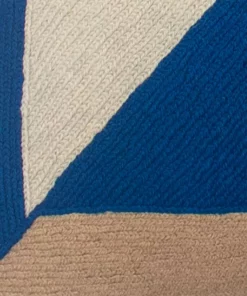 Leah Singh Home Goods Marianne Square Wool Throw Pillow Cover - Blue 10 Leah Singh Home Goods Marianne Square Wool Throw Pillow Cover - Blue