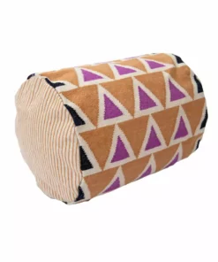 Leah Singh New Arrivals Maya Triangles Bolster Pillow