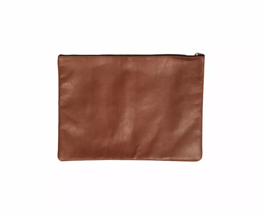Leah Singh Olivia Drops Clutch - Peach Handcrafted 2 Leah Singh Olivia Drops Clutch - Peach Handcrafted