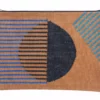 Leah Singh Olivia Stripe Clutch - Ochre Handcrafted